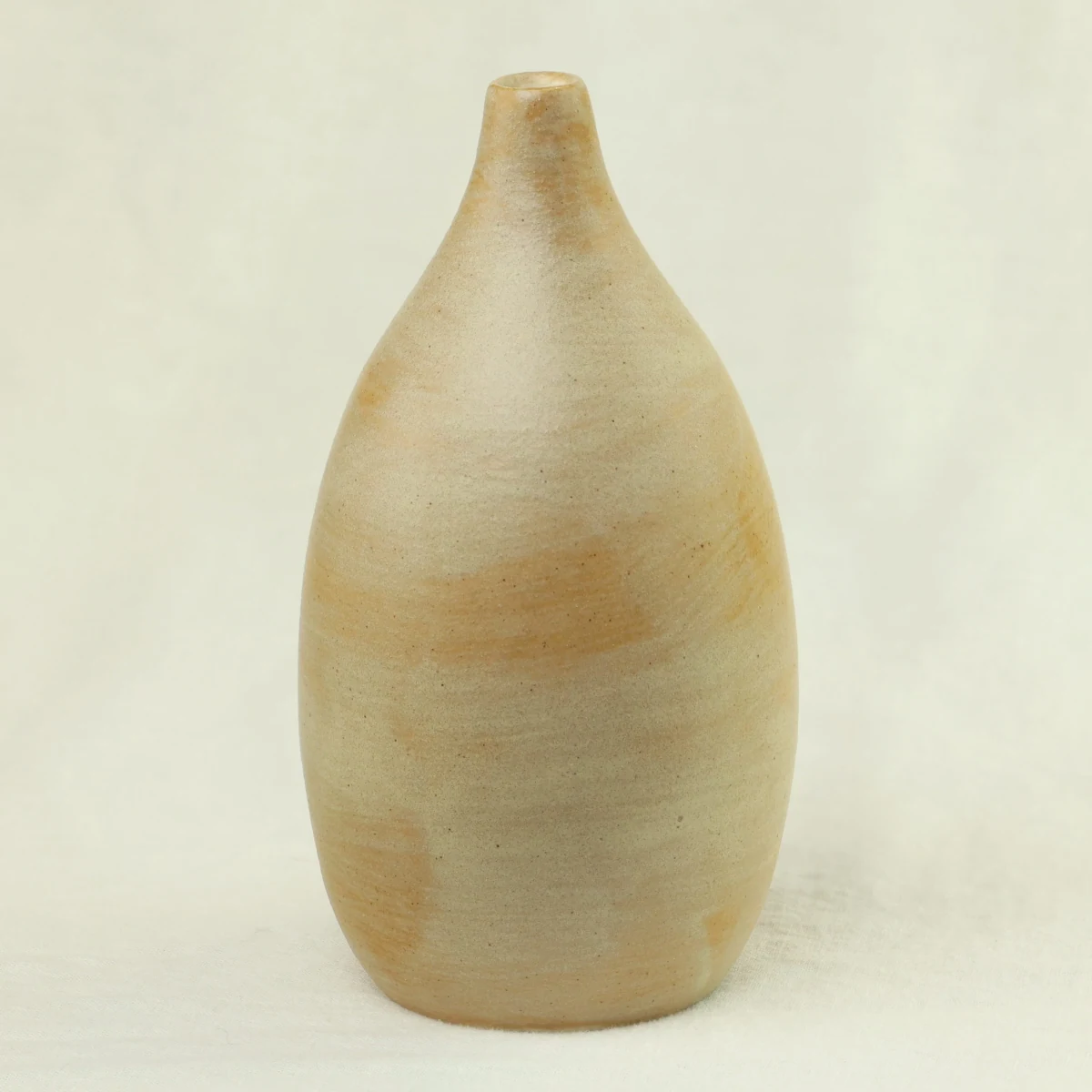 Sand-glazed bottle vase
